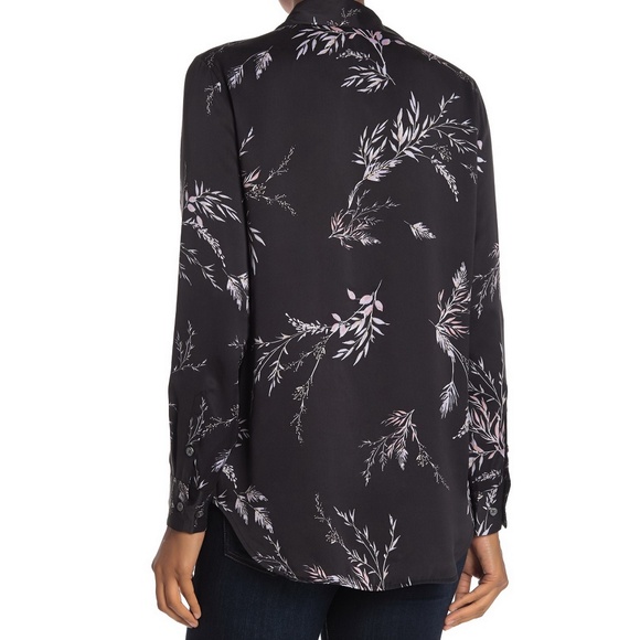NWT Equipment Essential Floral Silk Blend Shirt | Button-Up Top Work Date Night - Picture 6 of 8